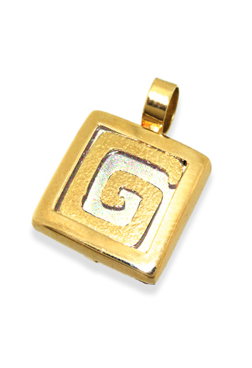 Colgante oro, dije con piedras, oro amarillo. 083_P000100059 Colgante oro amarillo con nacar 083_P000100059 a precios baratos