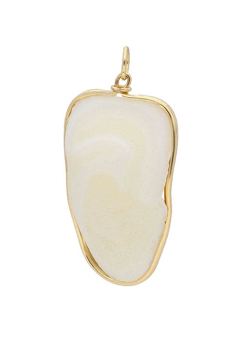 Colgante oro dije con piedras. 002_8445CG colgante oro amarillo 18 kilates hueso de corvina precio barato joyeria online foto trasera