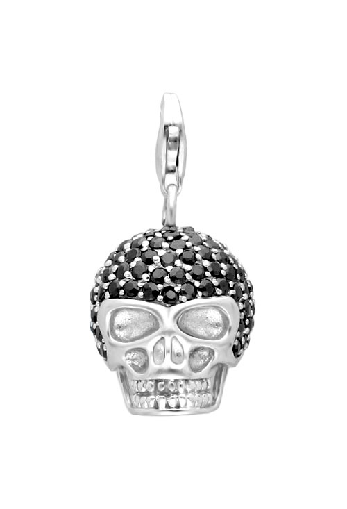 colgante plata clavera circones negros 132_71669-C