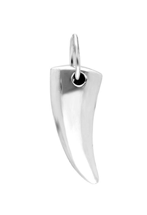 Colgante plata con circonitas, cuerno o colmillo. 132_71285-C colgante plata colmillo vista trasera 132_71285-C_02