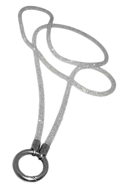 collar de 80 cm cristal checo con mosqueton como motivo mi moneda 039_nec-01-lu-80