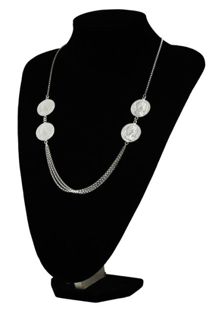 Collar de plata con monedas. 200_10173-4-55803