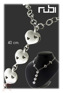 Collares y Gargantillas plata ley hasta 45 cm sin piedras rfcia.144_BV-26CL