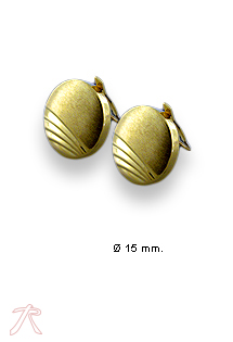Complemento de caballero oro 1ª ley 750 mmas. (18 k.) cubreboton oro amarillo rfcia.146_5819-CB
