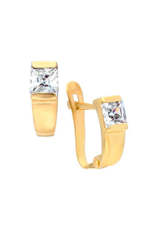 conjunto sortija y pendientes oro amarillo 18 kilates con circonita foto pendientes 234_800_01