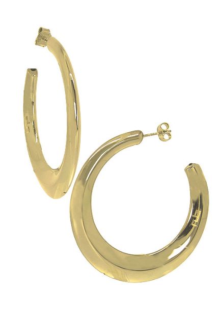 Pendientes plata ley criollas·aros sin piedras rfcia.144_OB173-A