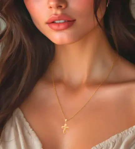 cruz-de-oro-con-circonita-025_C-00452 foto modelo femina