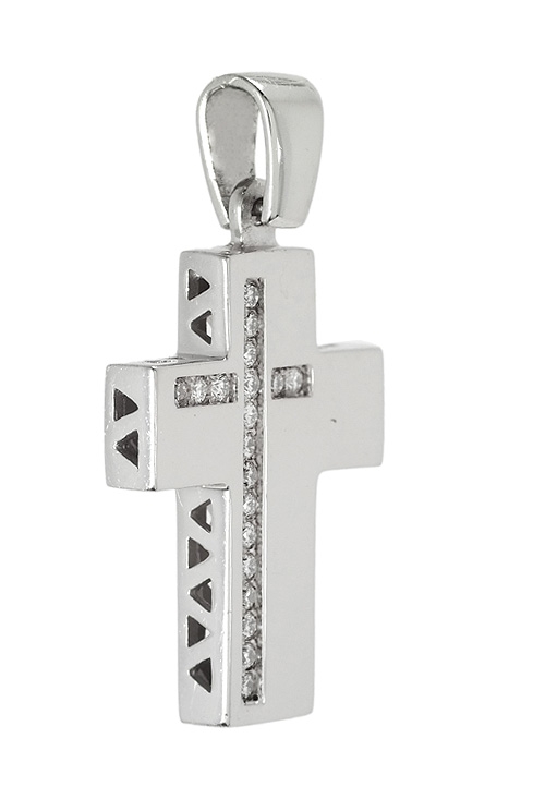 venta online Cruz oro con cruz de diamantes en galeria 210_1389 joyas religiosas