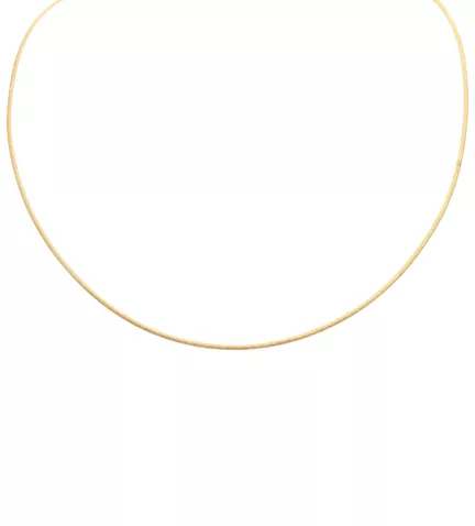 gargantilla de oro amarillo 18k rígida