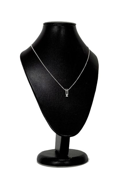 Gargantilla de oro blanco con diamante - foto 04 - rfcia 065_0001637-CL1