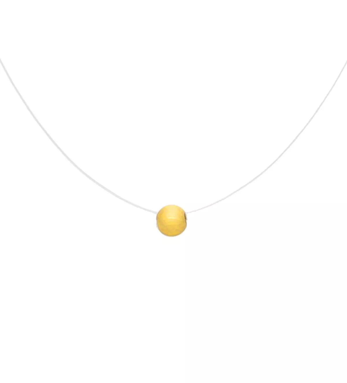 gargantilla de oro y nylon Orbita