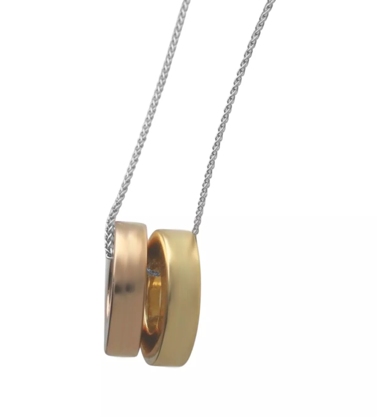 Gargantilla de oro tricolor 007_BB_25G1 gargantilla de oro tricolor donuts toma de lado