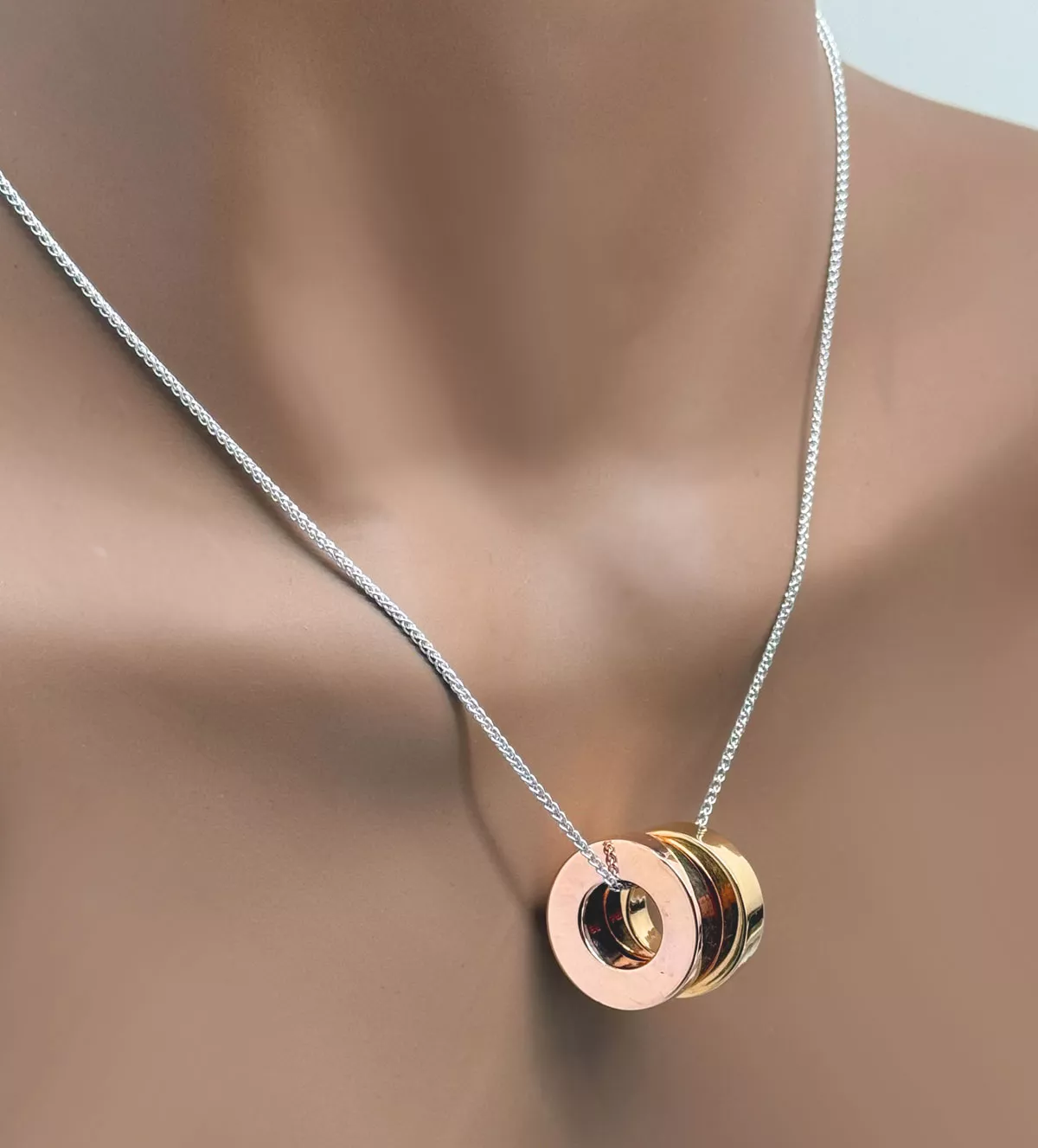 Gargantilla de oro tricolor 007_BB_25G1 Gargantilla de oro tricolor 007_BB_25G1 - Imagen 2