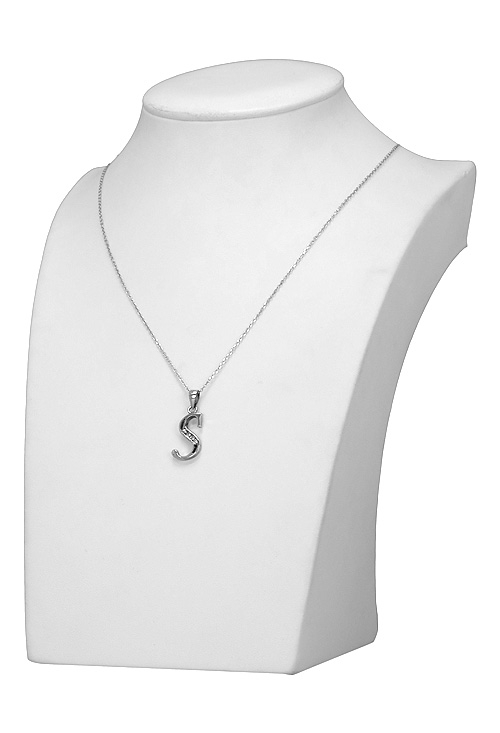 Gargantilla plata con inicial S. 022_CON77007-S gargantilla de plata inicial S vista gargantilla 022_CON77007-S_01