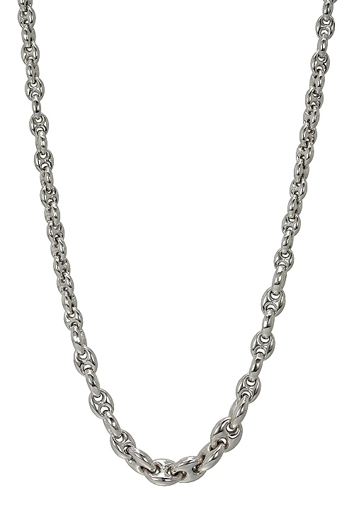 Gargantilla de plata calabrotes forzados 144_IMP3001CL gargantilla eslabones calabrote forzados 144_IMP3001CL