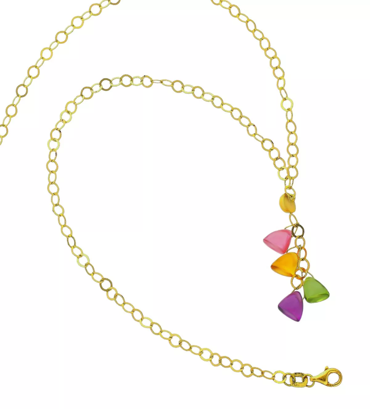 Gargantilla de oro "Caramelos" gargantilla de oro amarillo 18k caramelos foto extendida