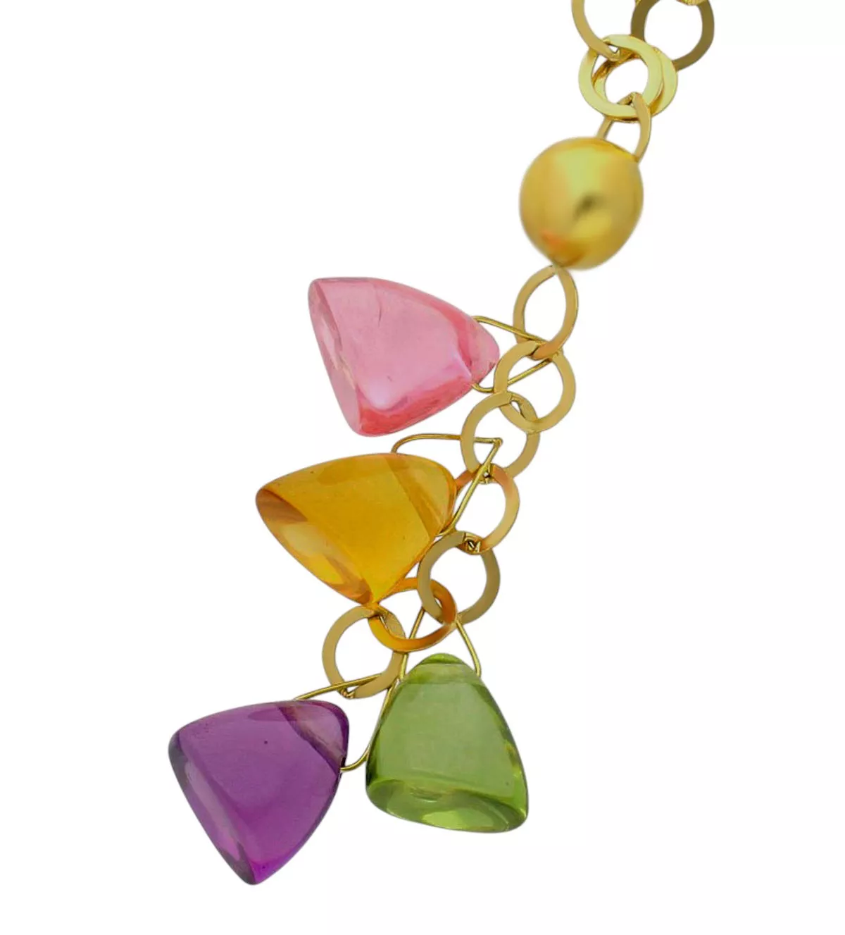 Gargantilla de oro "Caramelos" Gargantilla de oro "Caramelos" - Imagen 2