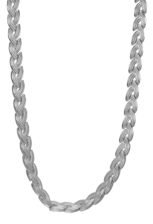 Gargantilla plata eslabones trenzados 127_AG-T1031N43SH-SA gargantilla plata ley eslabones como trenza 126_T1031N43SH-SA