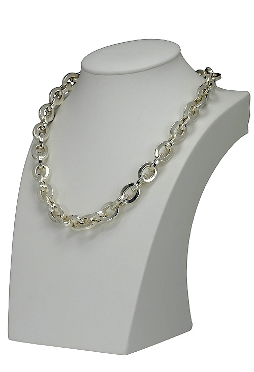 Gargantilla plata eslabones ovalados 200_10165-1G gargantilla plata ley eslabones grandes de forma ovalada en expositor 200_10165-1G_01