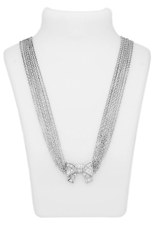 Gargantilla plata multicadena con motivo lazo 132_61052-CO gargantilla plata motivo lazo toma peto 132_61052-CO_03