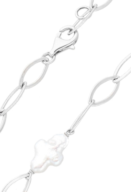 Gargantilla plata y perlas barrocas 224_PS070833N gargantilla plata y perlas cultivadas acabado rodio vista detalle precio de ocasion muy barato joyeria online 224_PS070833N_01