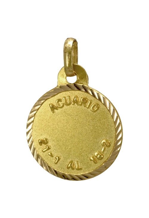 Colgante oro 18K horóscopo acuario 125_0265ACUARIO-57616