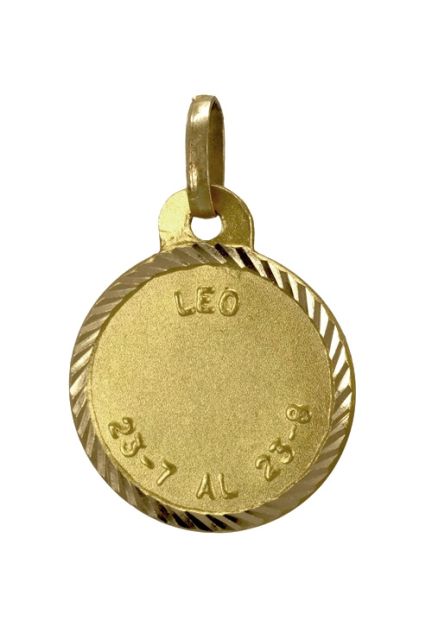 horoscopo oro 18 kilates signo leo 125_0265LEO parte anverso