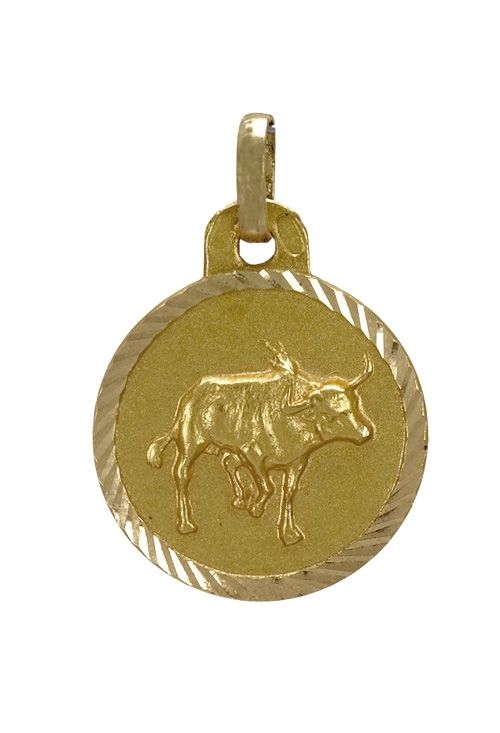 Colgante oro 18k horóscopo tauro 125_0265TAURO horoscopo oro 18 kilates signo tauro125_0265TAURO