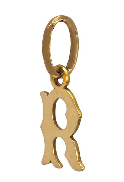 inicial R oro amarillo 18 kilates foto oblicua precio ocasion muy barato joyeria online 173_INSIR_01