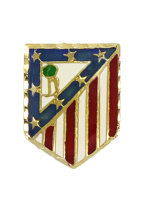 insignia de oro atletico de madrid con los colores del equipo esmaltados 033_ATSE1