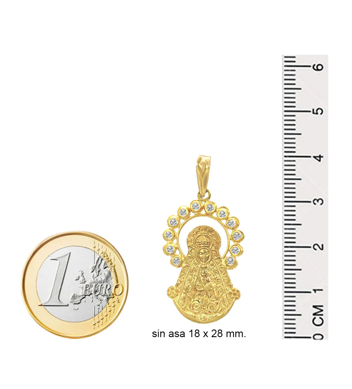 Medalla de oro 18k Virgen del Rocio 001_001035 medalla-de-oro-virgen-del-rocio-001-001035 medidas