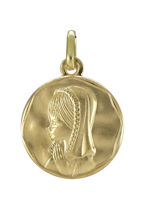 Medalla Virgen Niña de oro