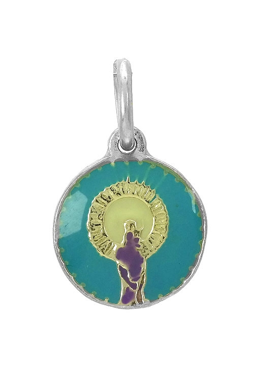 Medalla plata Virgen del Pilar PORFI 240_MP-17E-A medalla de plata virgen del pilar porfi vista delantera 240_MP-17E-A_01