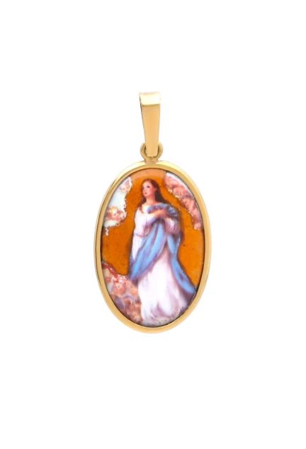 Medalla oro. Virgen Inmaculada - Purisima - foto 1 - rfcia.053_8018-9