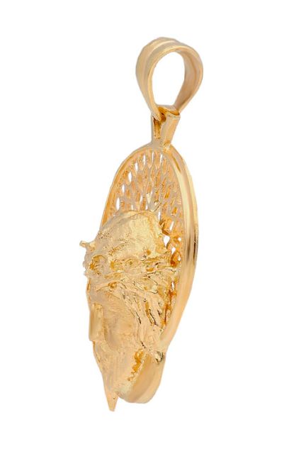 medalla religiosa santa faz foto lateral 049_0056_01