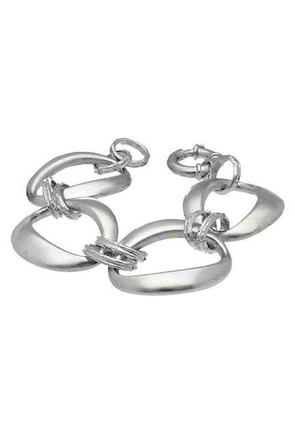 ocasion outlet de joyeria pulsera de plata para mujer eslabones ovalos grandes vista tumbada 200_11102-4_01