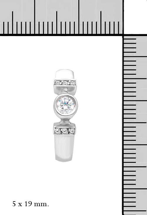 Pendientes oro blanco 18 kilates con circonitas 014_6740-1 penddientes oro blanco 18 kilates con circonitas foto con medidas 014_6740-1_M