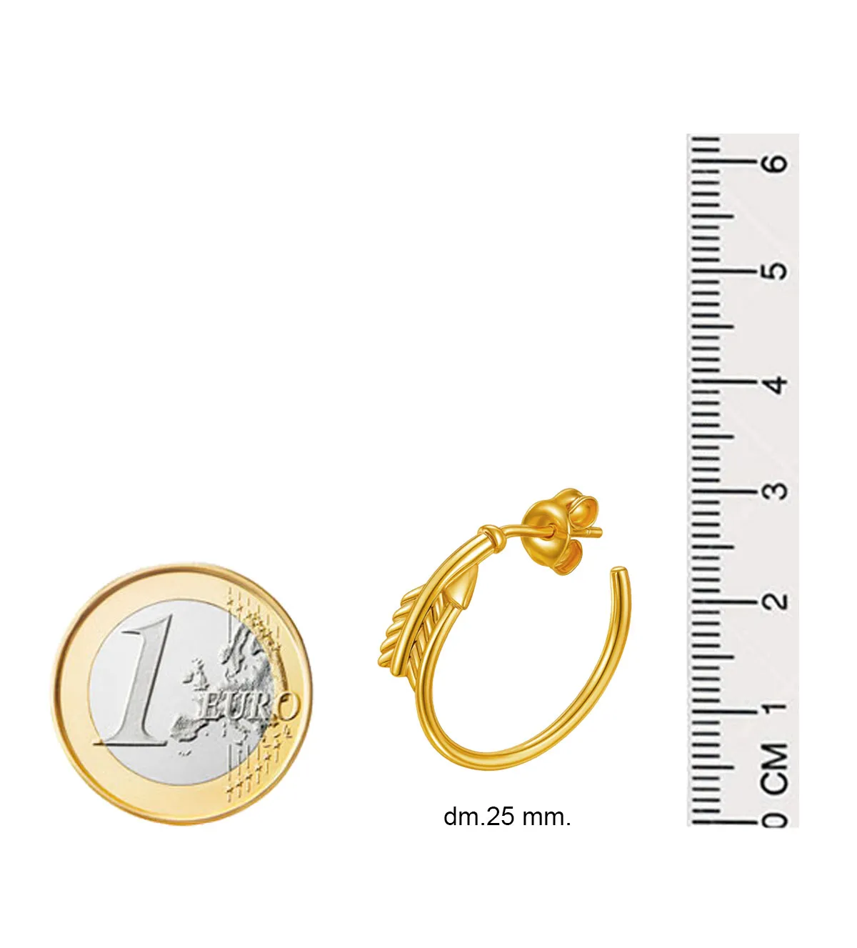 Pendientes de plata chapada flecha 266_012212-2-1 pendiente-de-plata-chapada-oro-flecha-266_012212-2-1 medidas