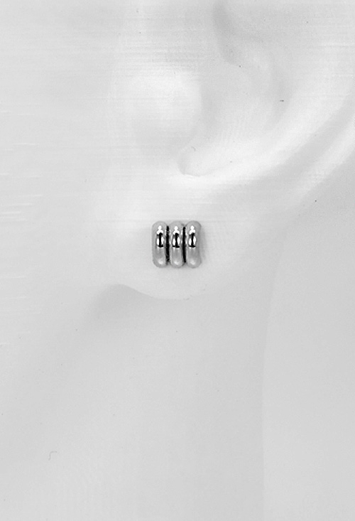 pendiente oro blanco 18k precio muy barato joyeria online foto maniqui 052_1P13378B_02