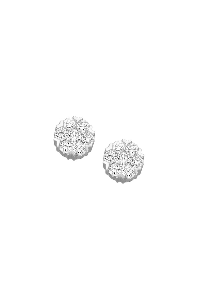 Pendientes oro blanco y diamantes 243_247-00185