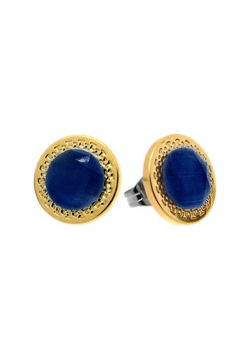 Pendientes acero y oro con cuarzo azul 094_61399-PGOP-1 pendientes-de-acero-y-oro-con-cuarzo-azul-.094_61399-pgop-1