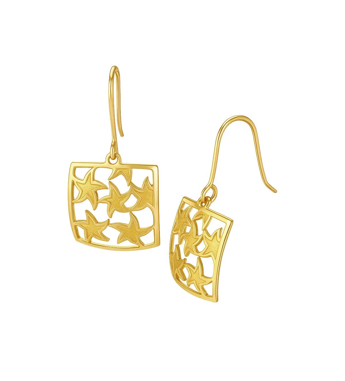 Pendientes de oro amarillo 18k largos con estrellas 197_0478 pendientes-de-oro 18K-largos-estrellas caladas-197_0478