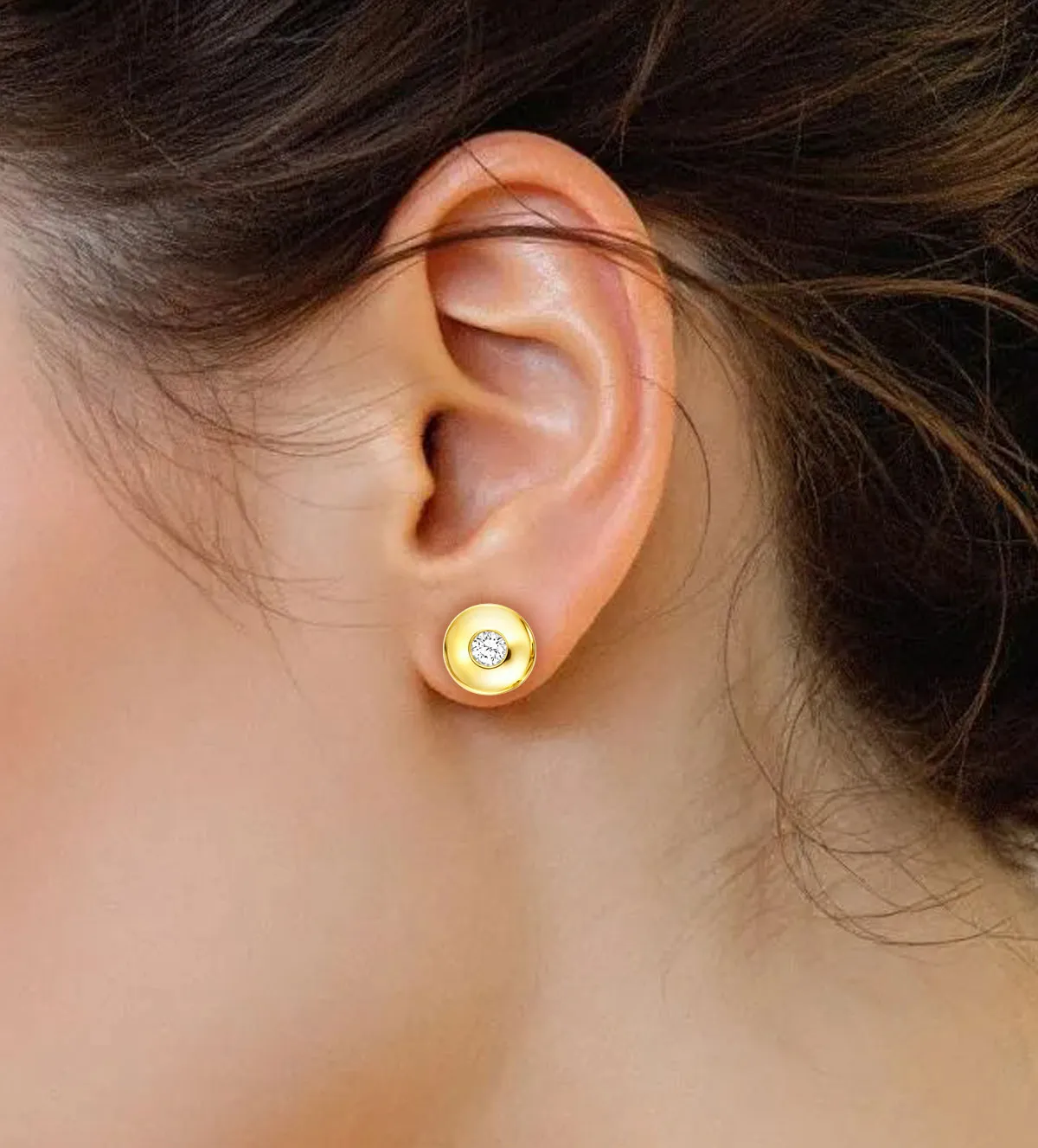 Pendientes de oro 18 kilates con brillante 133_3915-P pendientes-de-oro-18k-con-brillante-chatones-133_3915-P_10