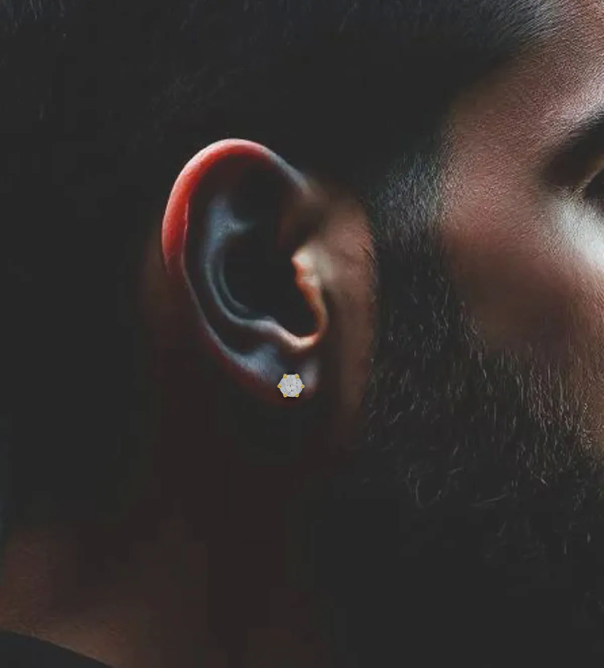 Pendientes de oro 18k garras con circonita 036_T81725 pendientes de oro 18k con circon 036_T81725_10