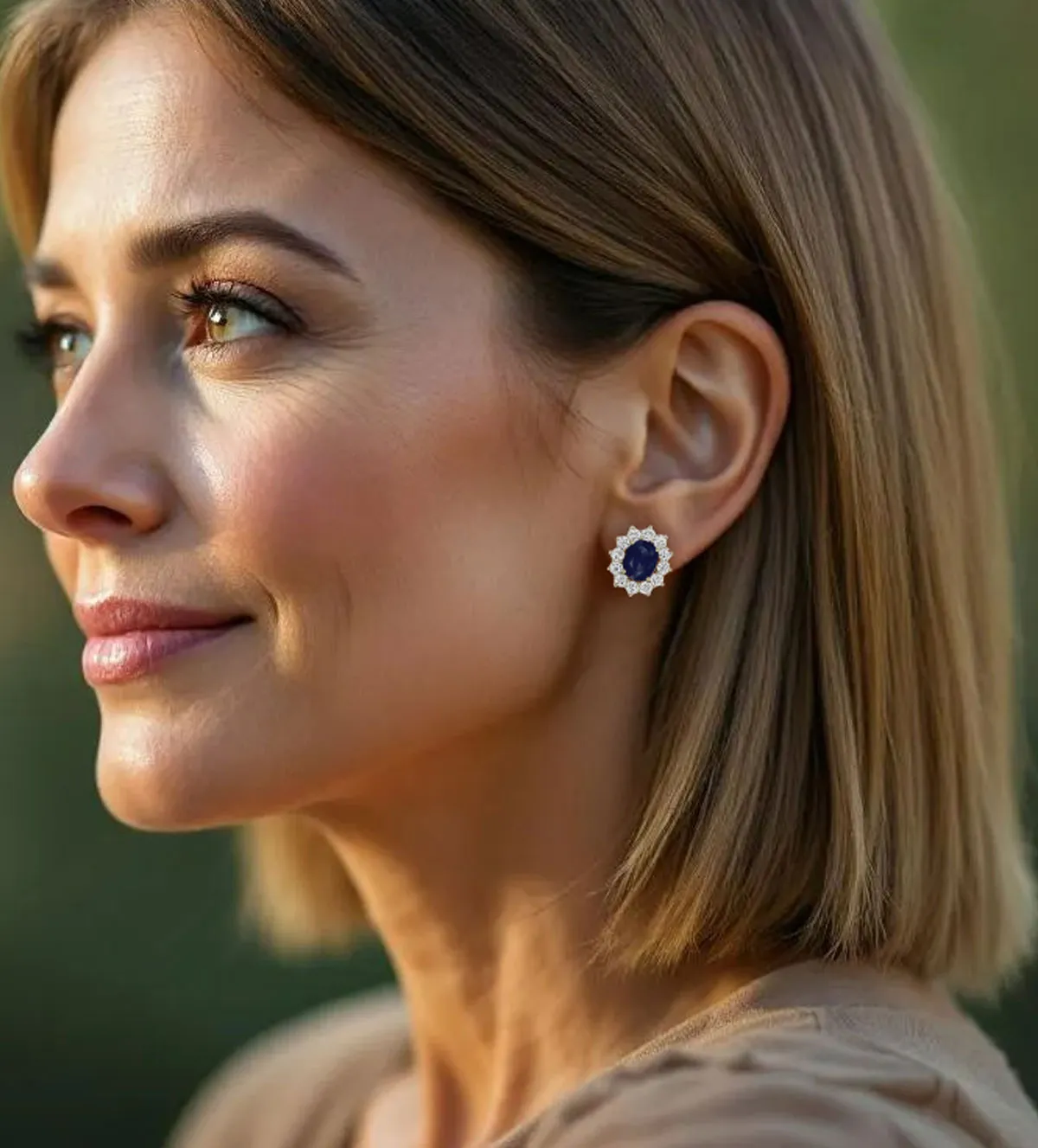 Pendientes de oro 18k zafiro con circones 002_4778-P-ZF pendientes-de-oro-18k-zafiro-y-circones-002_4778-p-zf toma modelo IA