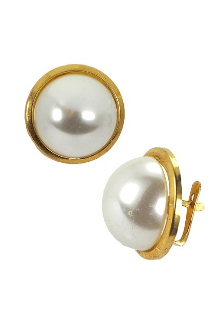Pendientes de oro amarillo y perla mavelina Modelo - foto 1 - rfcia.052_1C400-16A