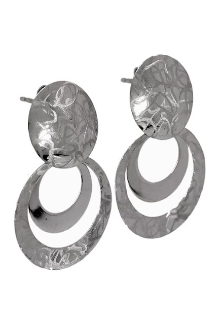 Pendientes de oro blanco 18 ktes DB - foto 1 - rfcia.025_B-02517