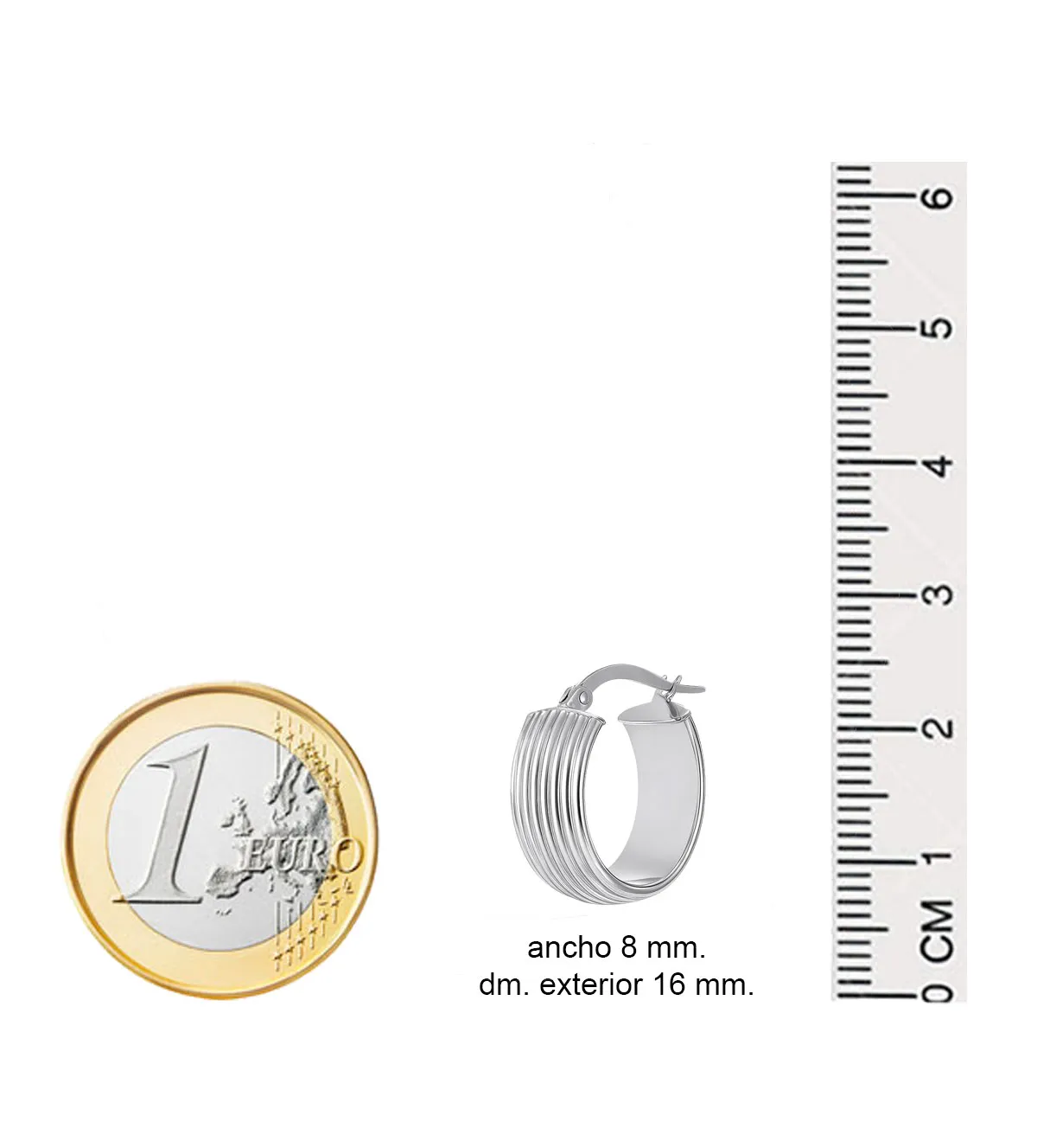 Pendientes de oro blanco 18K 100_25025 pendientes-de-oro-blanco-criollas-gallones-100_25025 medidas