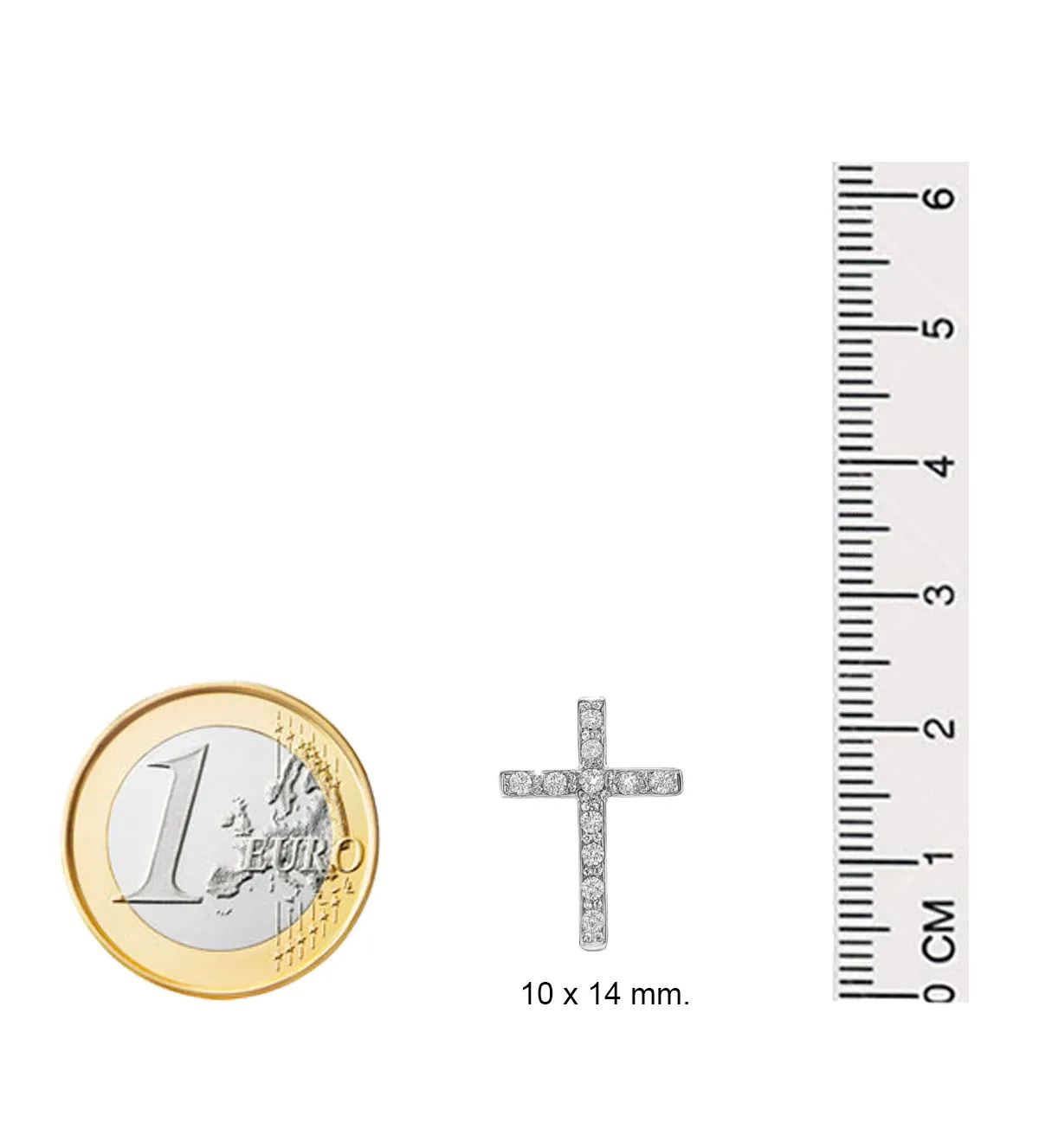 Pendientes de oro blanco y diamantes forma de cruz 020_XB4350 pendientes-de-oro-blanco-y-diamantes-cruces-020_XB4350 fotos medidas