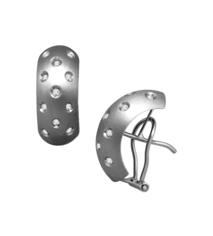 Pendientes de oro con diamantes "Transgresión"